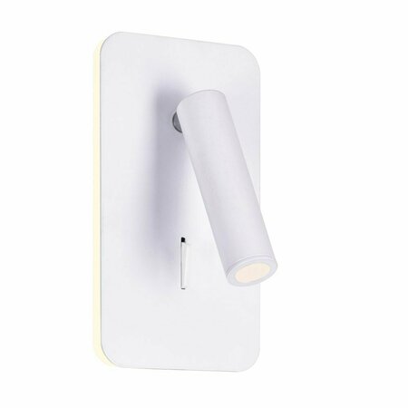 CWI LIGHTING Led Sconce With Matte White Finish 1243W6-103